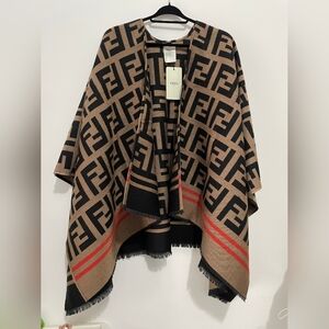 Fendi Oversized Reversible Cape